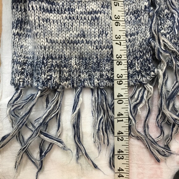 full tilt space dyed fringe hooded duster sweater coat sz.l - Picture 9 of 9